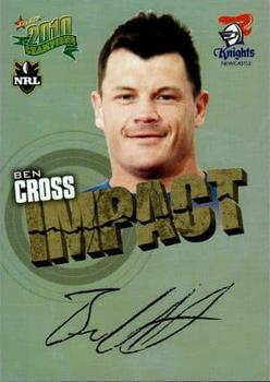 2010 NRL Champions - Impact Signature Gold #IS29 Ben Cross Front